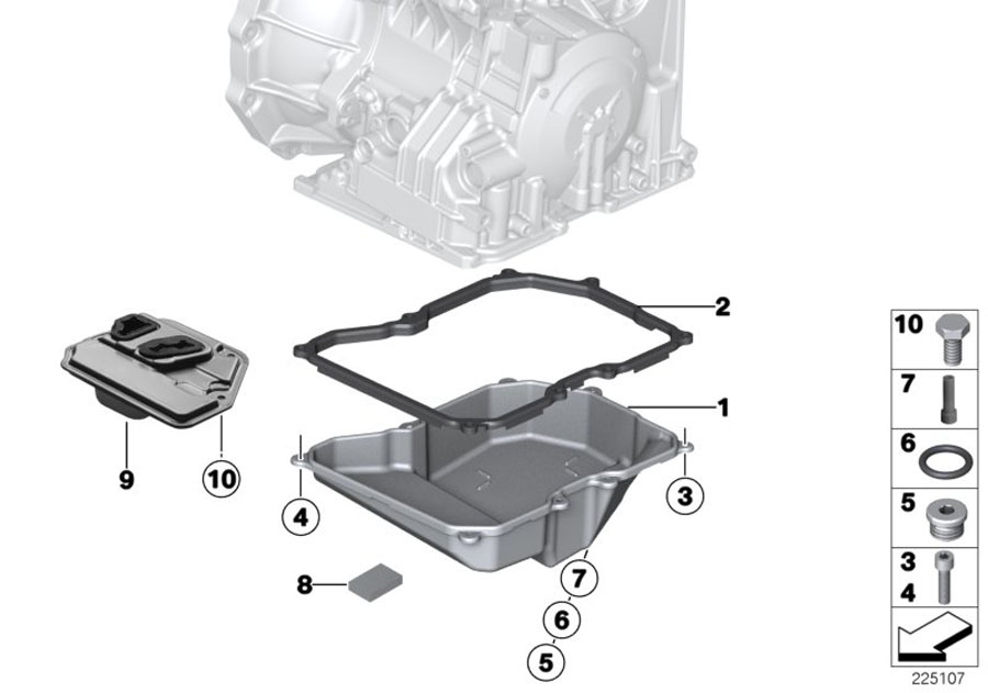 Diagram GA6F21WA - oil pan for your MINI