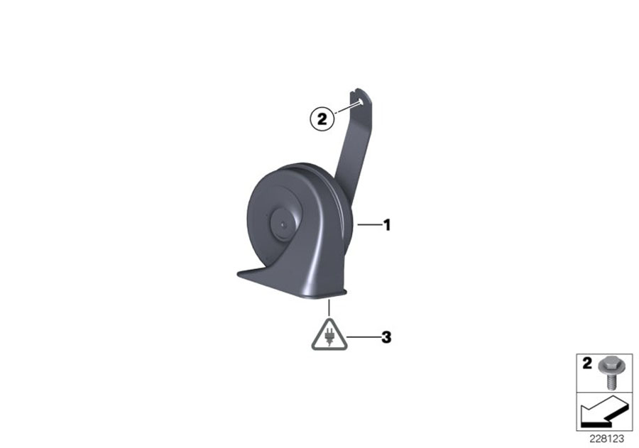 Diagram Horn for your MINI