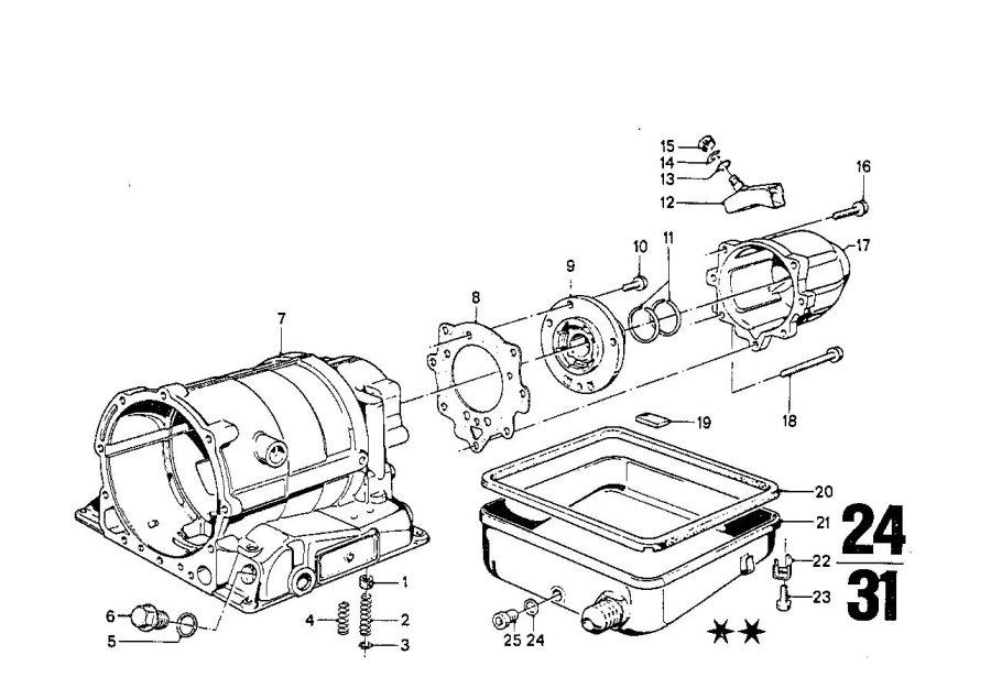 Diagram Zf 3HP22 housing PARTS/OIL pan for your 2019 BMW X5   