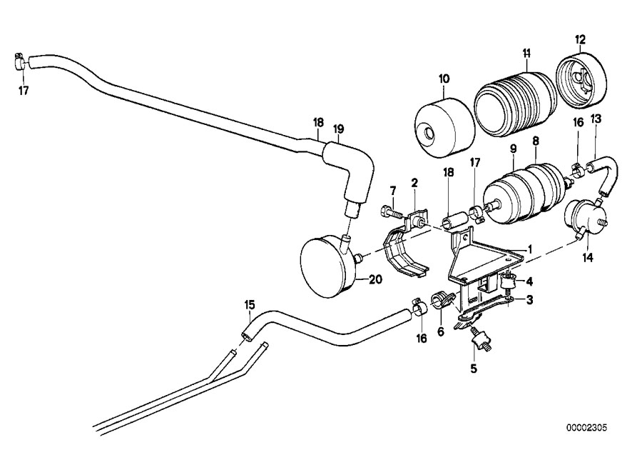 Diagram Fuel pump for your 2016 BMW 328d   