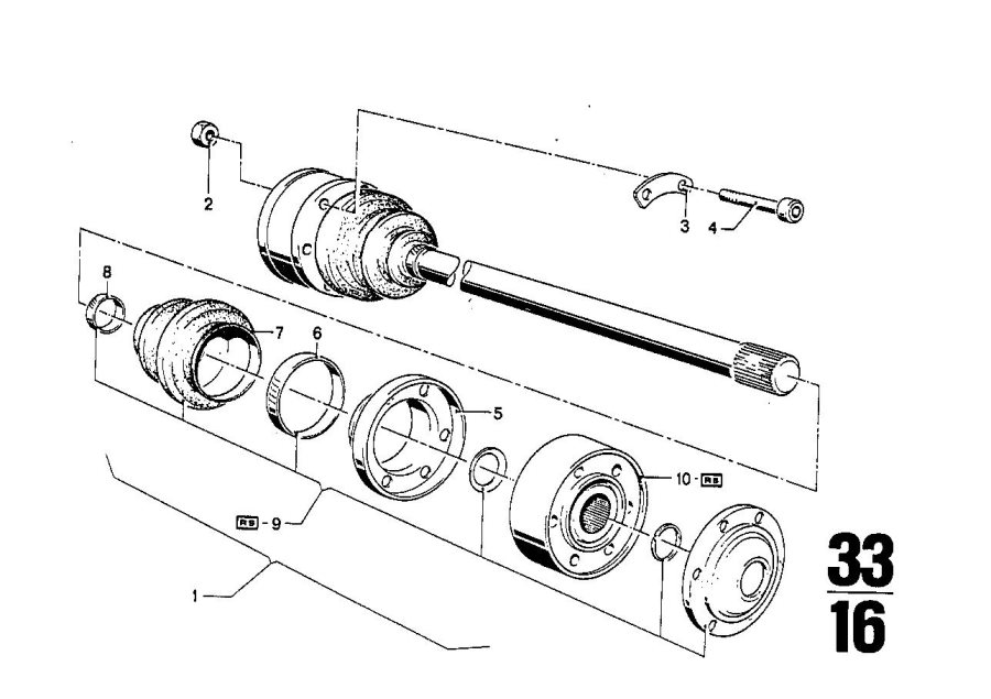 Diagram Output shaft for your 2023 BMW X3  30eX 