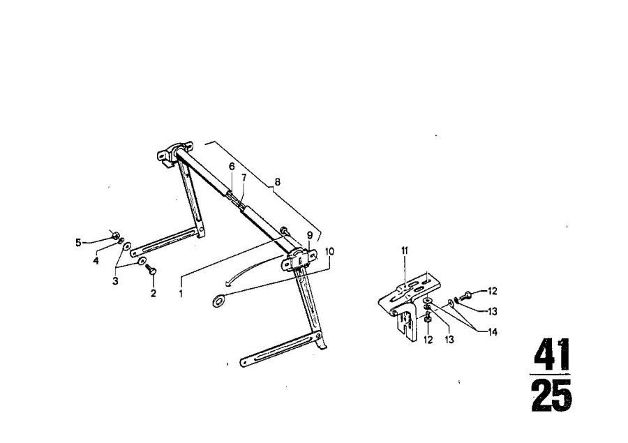 Diagram Engine HOOD/TORSION SPRING/SEALING for your BMW