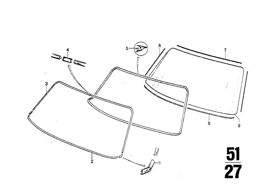 Diagram Glazing for your 2023 BMW X3  30eX 