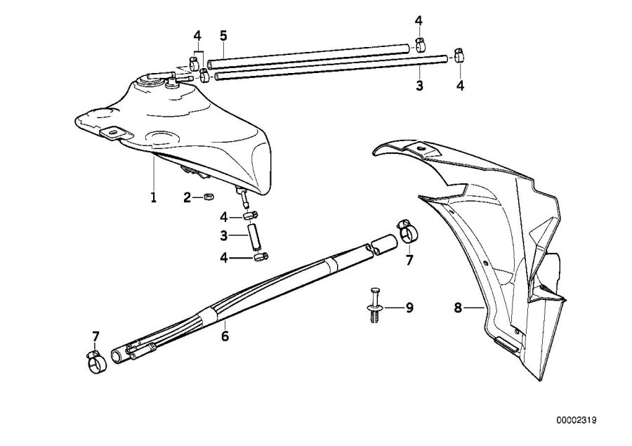 Diagram Expansion TANK/TUBING for your BMW