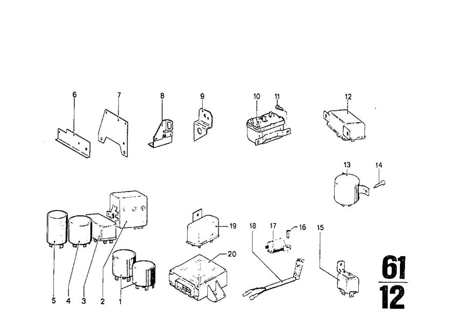 Diagram Relay for your BMW