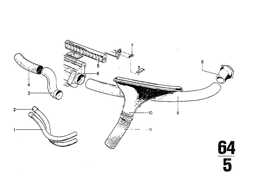 Diagram Air outlet for your 2010 BMW 650i   