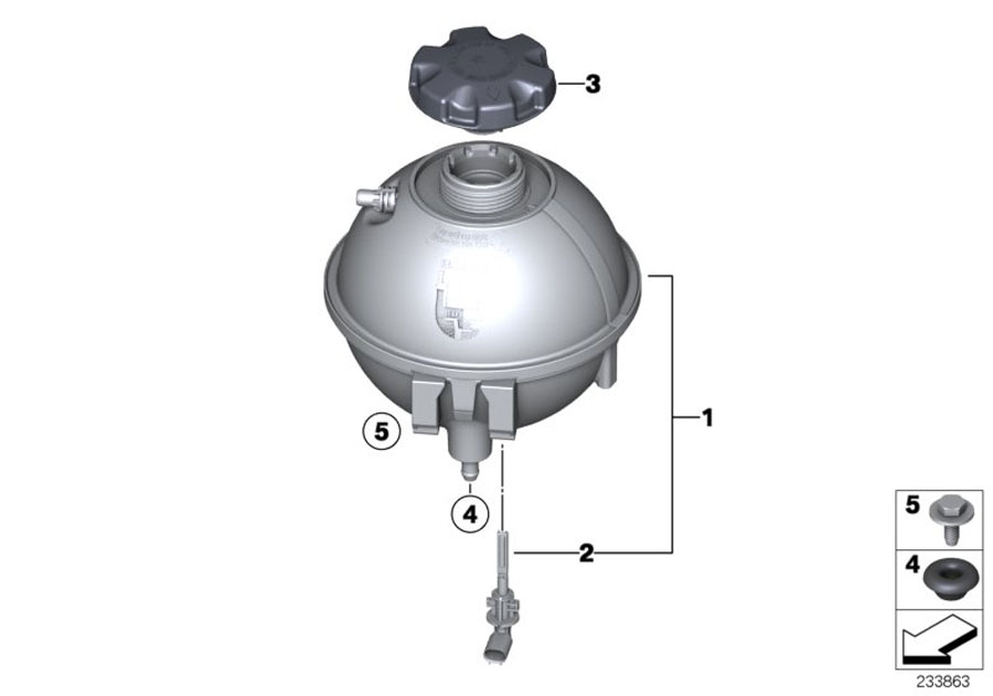 Diagram EXPANSION TANK for your 2018 BMW X4   