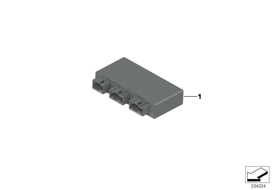 Diagram Control unit (PDC) for your 1999 BMW 540iP   