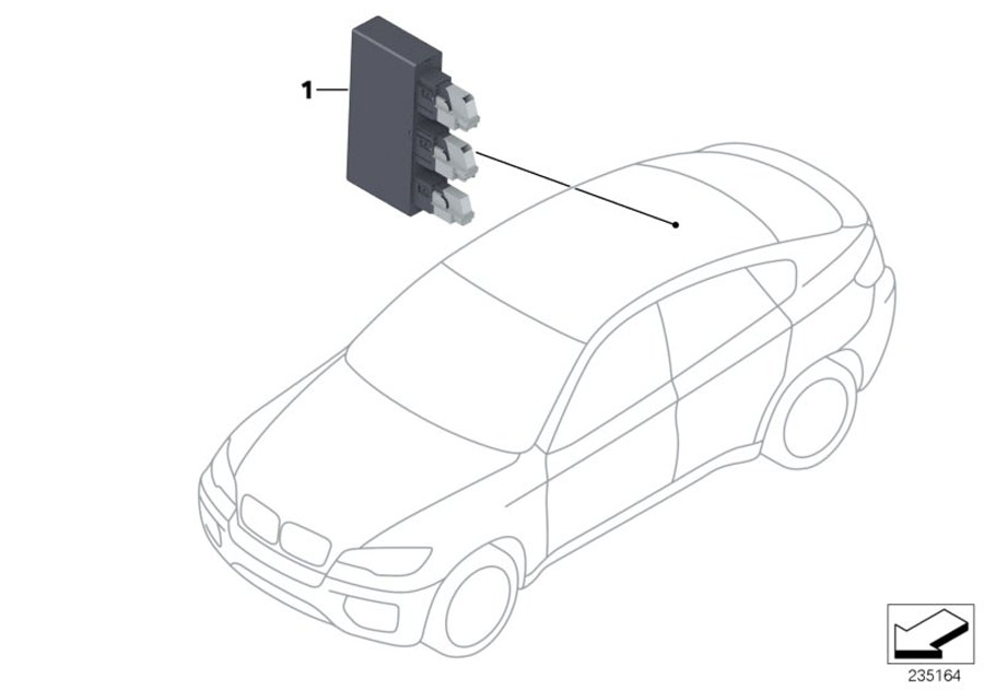 Diagram Control unit (PDC) for your 1999 BMW 540iP   