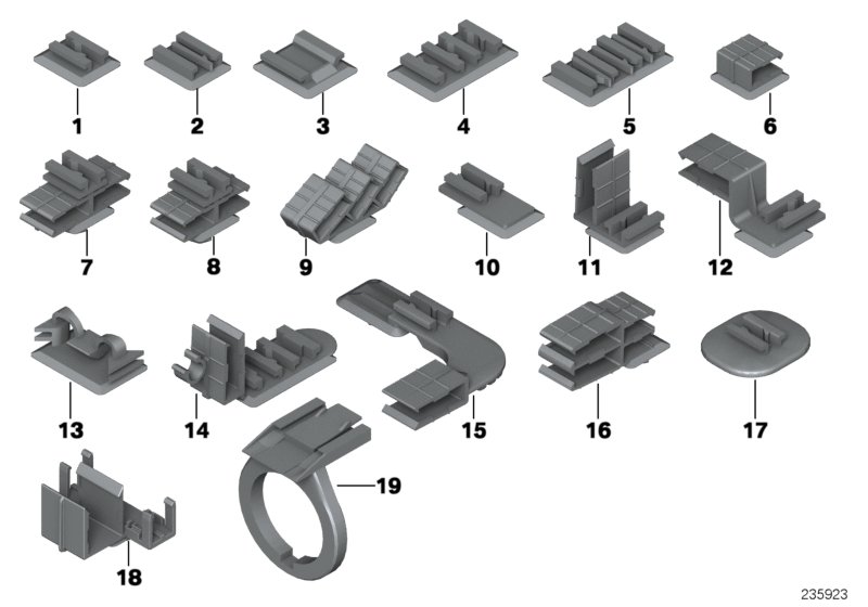 Diagram Plug-in connection bracket for your 1995 BMW