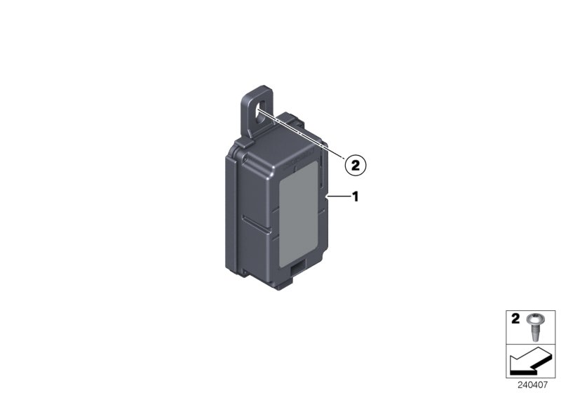 Diagram Radio remote control receiver for your 2020 BMW M240i   