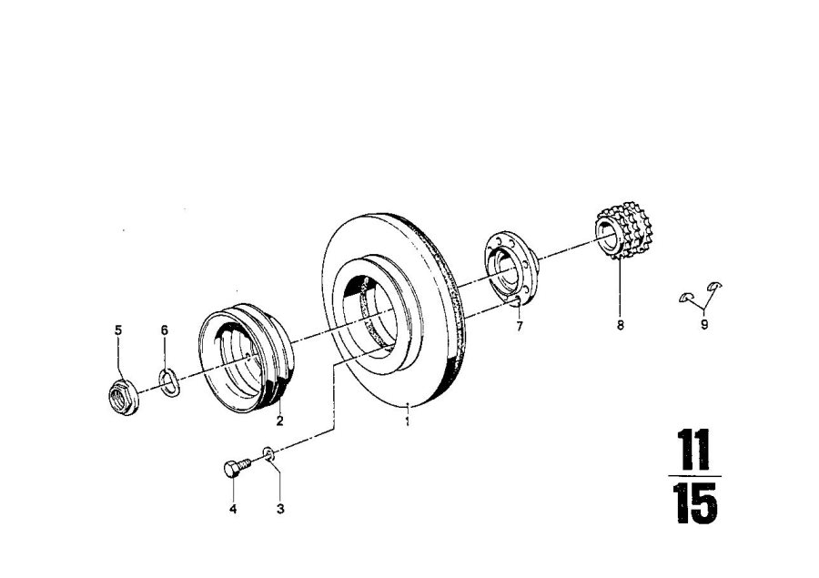 Diagram Crankshaft with bearing shells for your 2007 BMW 535xi   