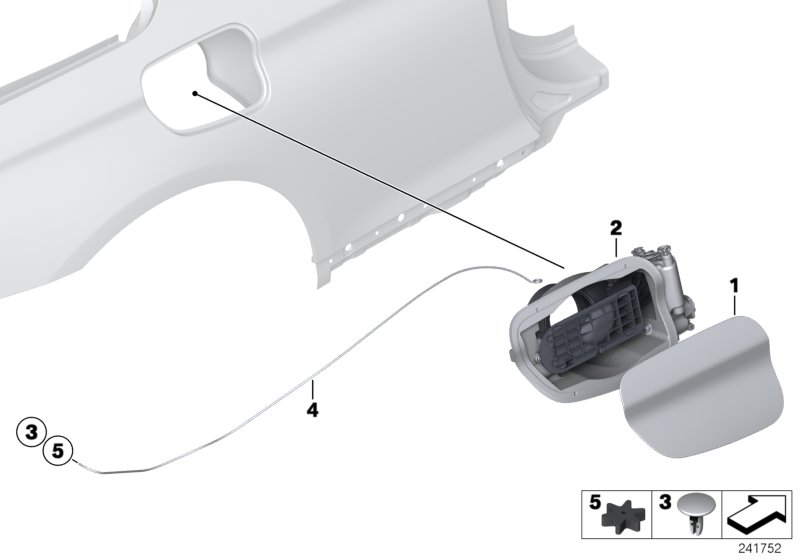 Diagram FILL-IN FLAP for your BMW