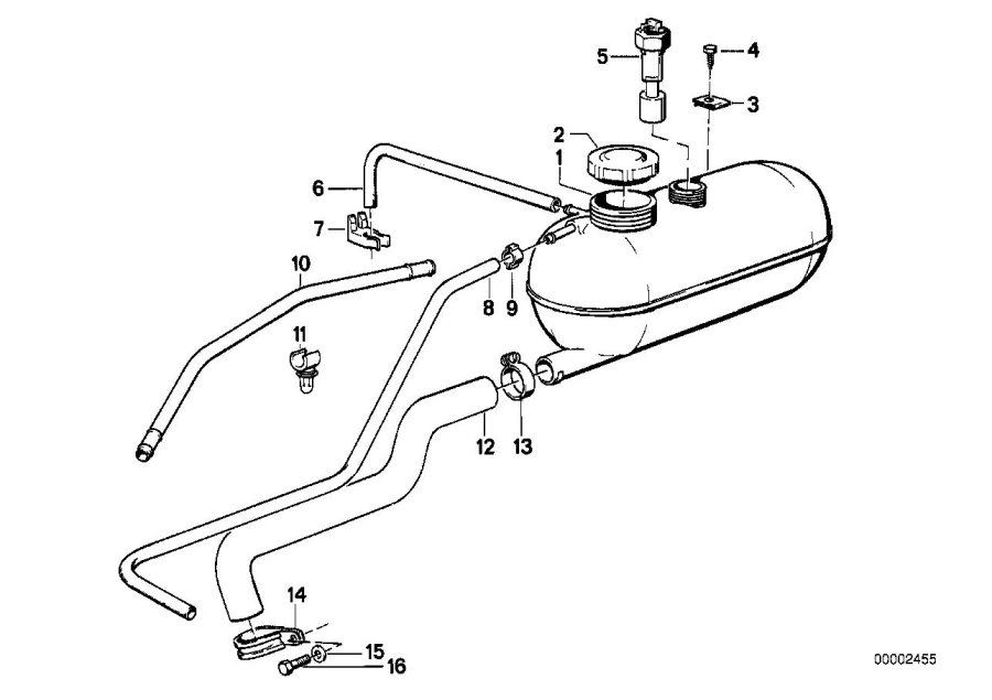 Diagram Expansion tank for your 2017 BMW M4 GTS   