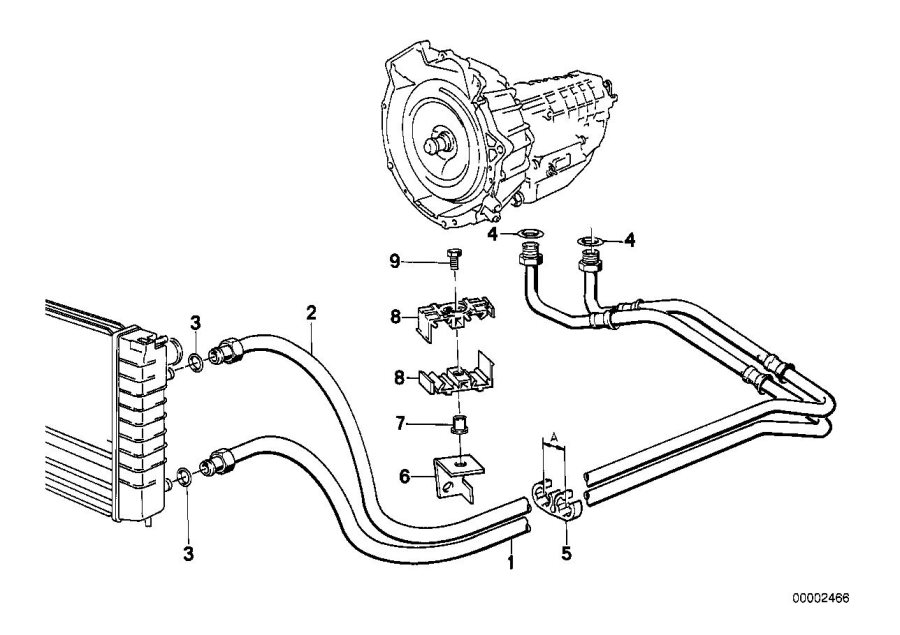 Diagram Transmission oil cooling for your 2014 BMW 320iX   