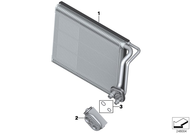 Diagram Evaporator / Expansion valve for your 2015 BMW 435i   