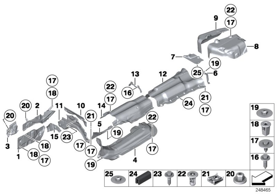 Diagram Heat insulation for your BMW