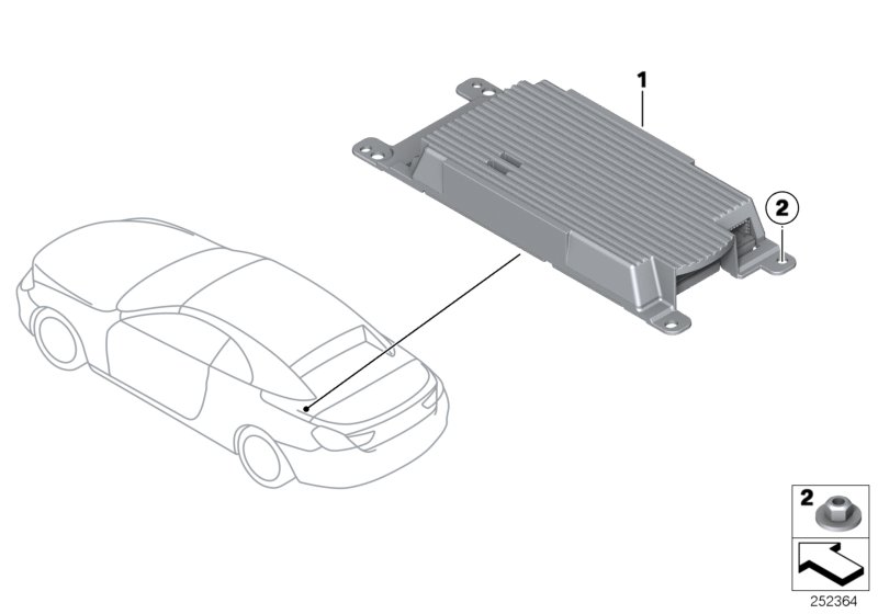 Diagram Combox for Telematics for your BMW