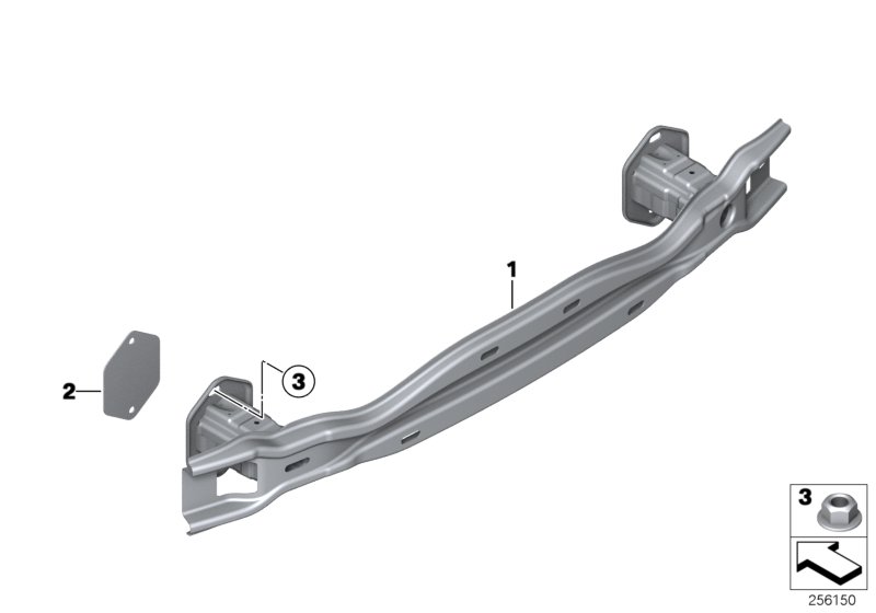 Diagram Carrier, rear for your BMW Z4  