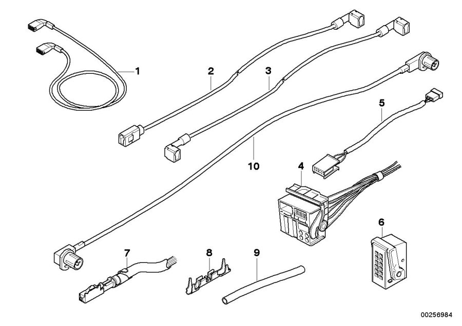 Le diagramme Câble rép. CIC, CCC / écran pour votre BMW