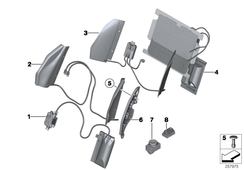 Diagram Seat, front, lumbar for your 2019 BMW 430iX Coupe  