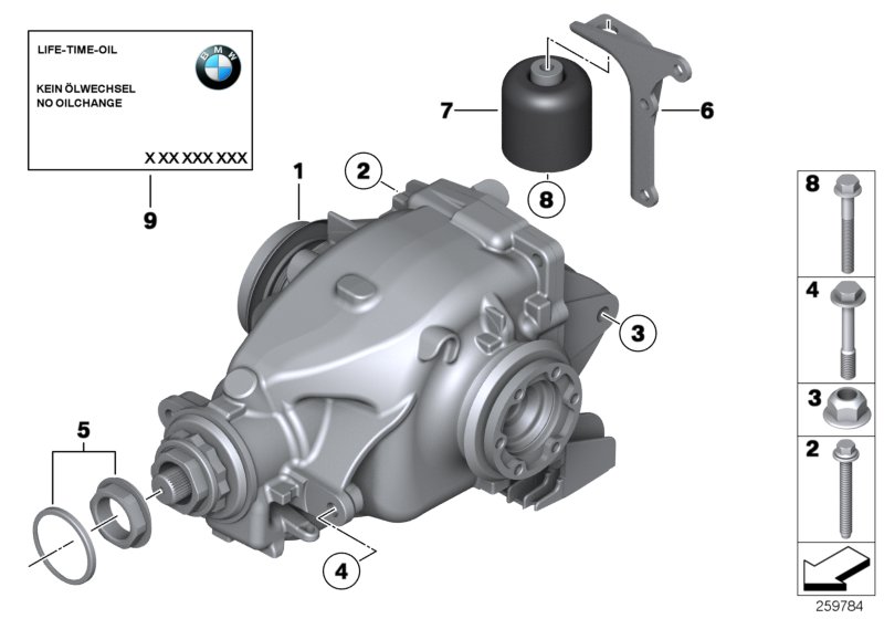 Diagram DIFFERENTIAL-DRIVE/OUTPUT for your 2013 BMW