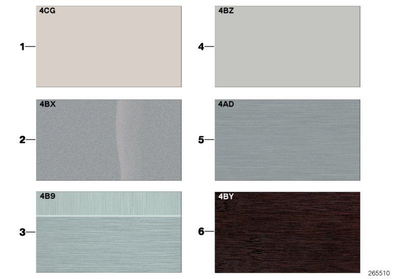 Full size assembly image of Sample chart with interior moldings (1/1)