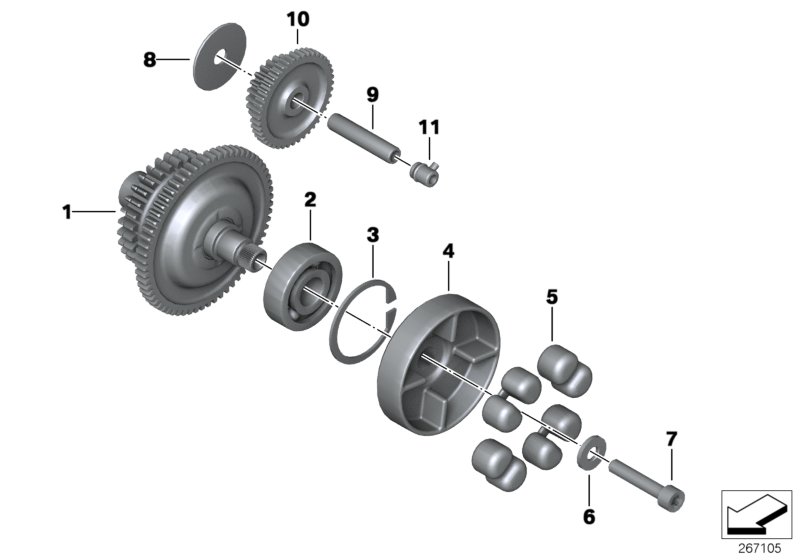 08Alternator-starter one-way clutchhttps://images.simplepart.com/images/parts/BMW/fullsize/267105.jpg