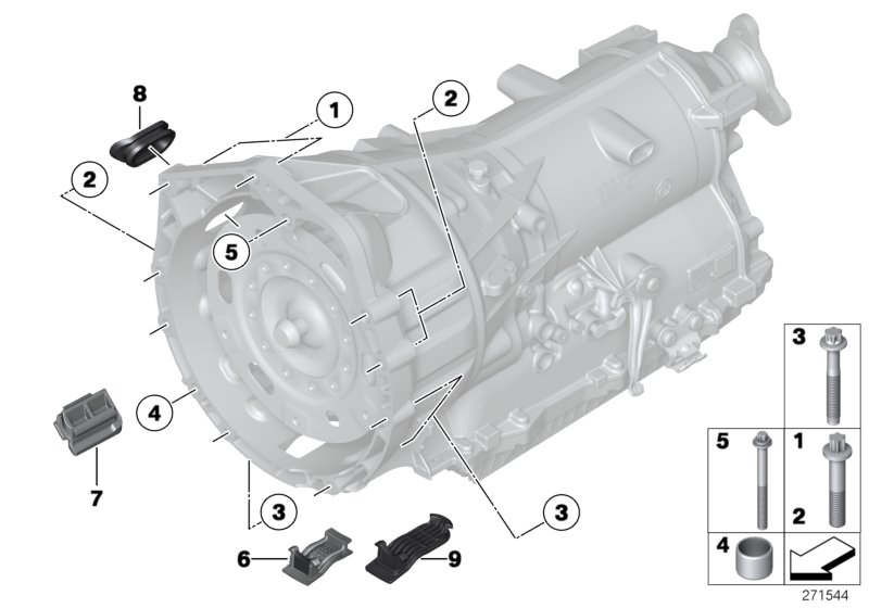 Diagram GEARBOX MOUNTING for your 2013 BMW