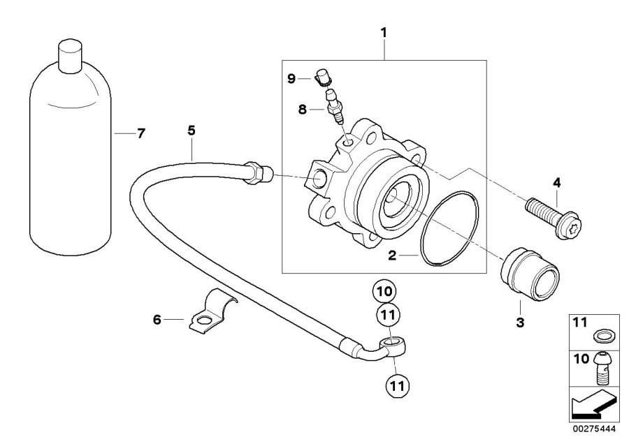 Diagram CLUTCH CONTROL for your BMW