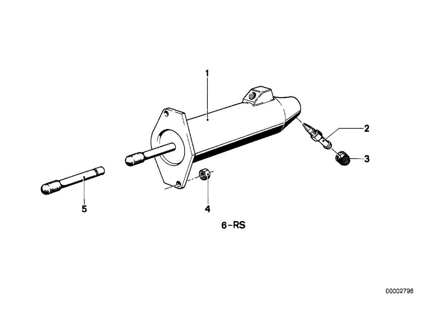 Diagram Clutch slave cylinder for your 2016 BMW 328d   