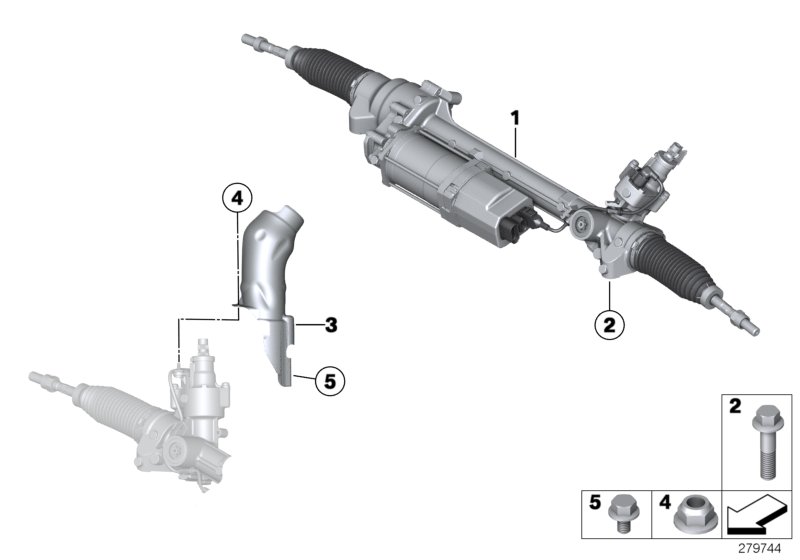 Diagram Electrical steering for your BMW X4  