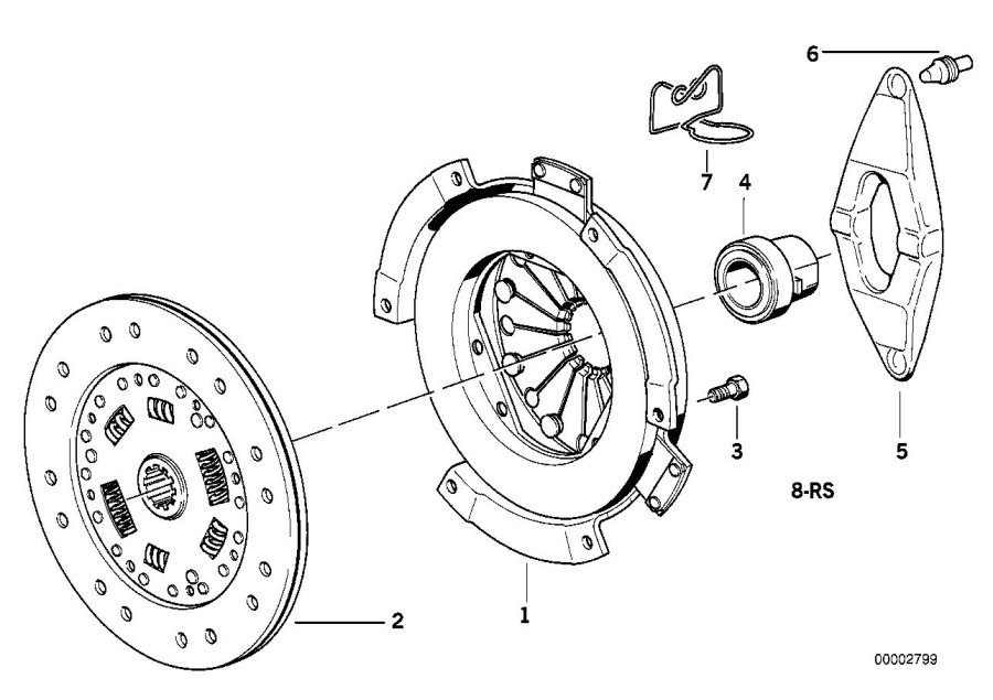 Diagram Clutch for your 1995 BMW