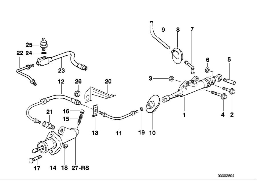 Diagram Clutch control for your 2014 BMW 750Li   