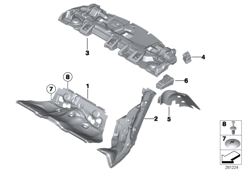 Diagram SOUND INSULATING REAR for your 2009 BMW M6   