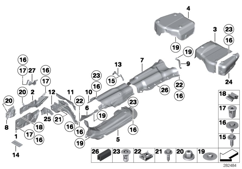 Diagram Heat insulation for your BMW