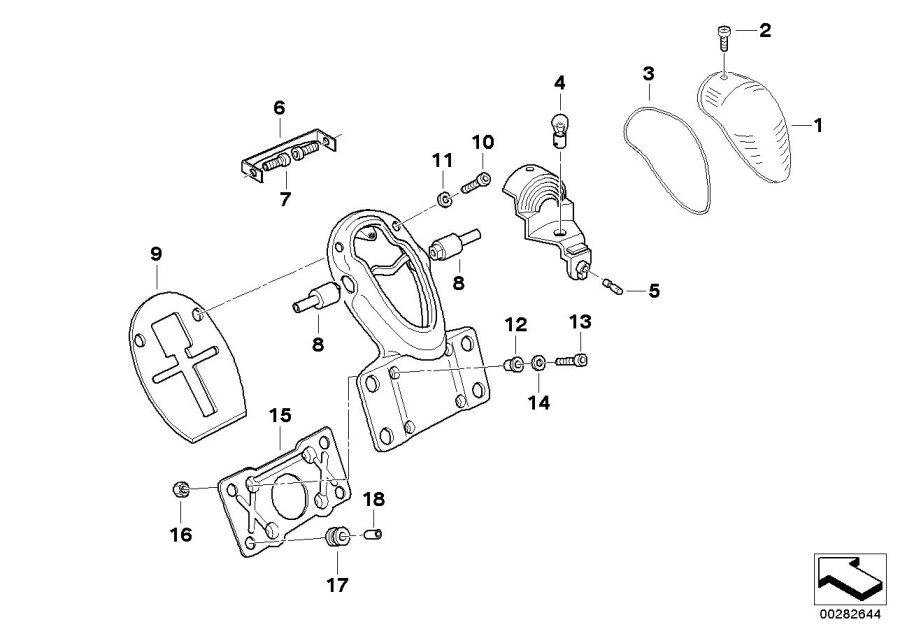 18Tail lamp with license plate brackethttps://images.simplepart.com/images/parts/BMW/fullsize/282644.jpg