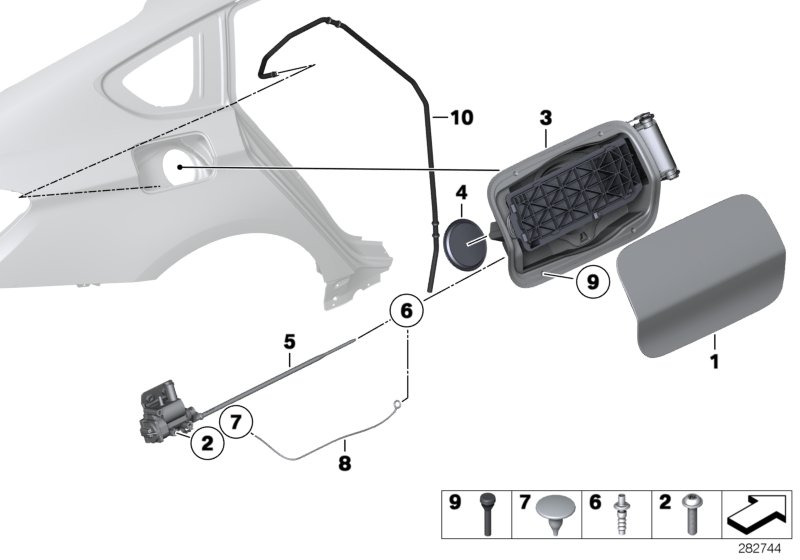 Diagram FILL-IN FLAP for your BMW