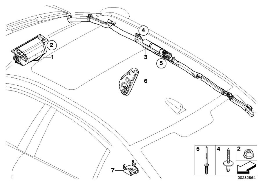 Diagram Airbag for your 2021 BMW M550iX Sedan  