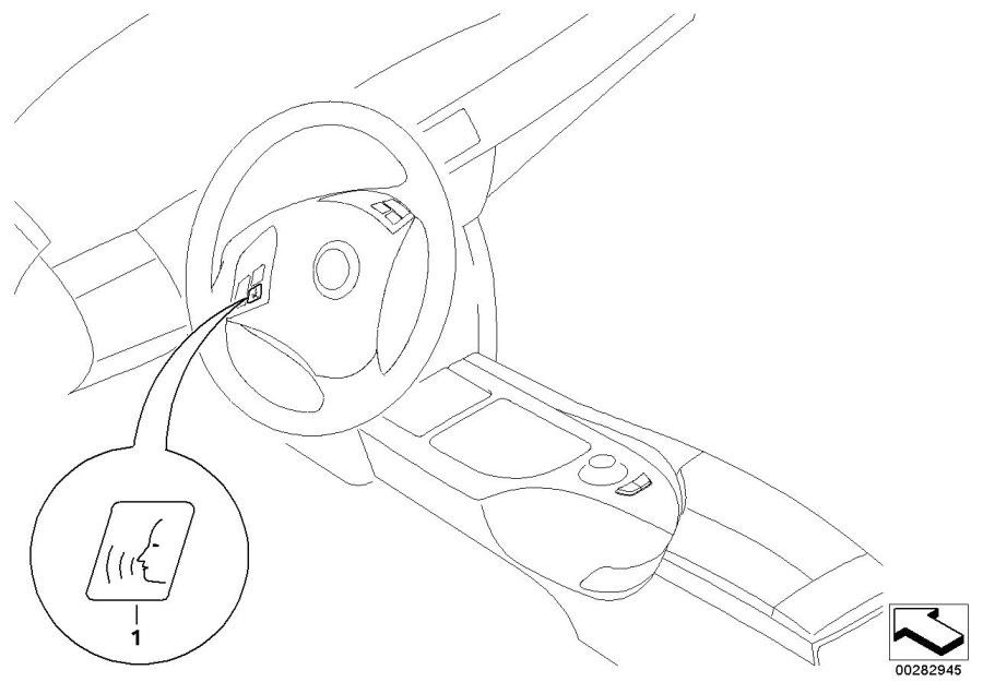 Diagram Retrofit kit, voice input for your BMW