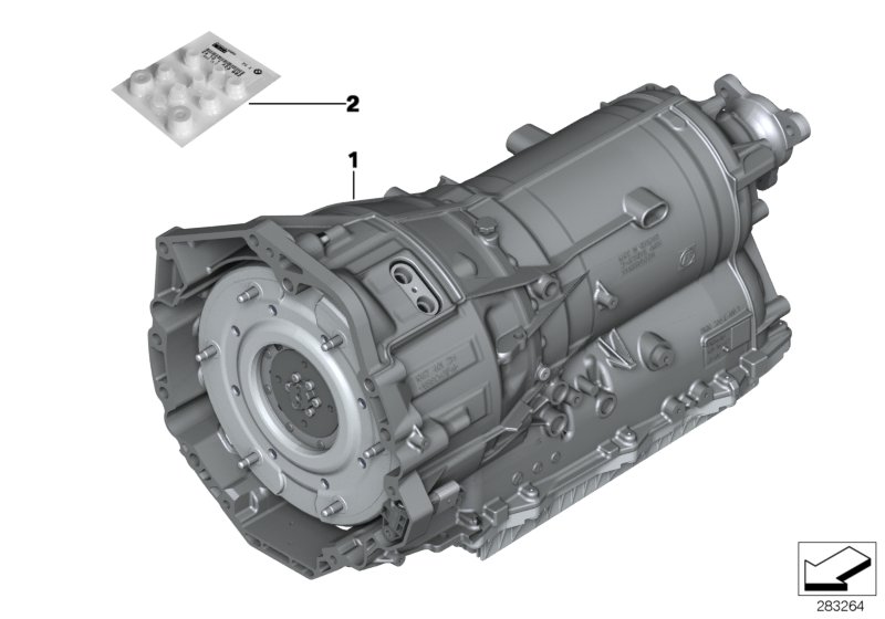 Diagram Automatic transmission GA8P70H for your BMW