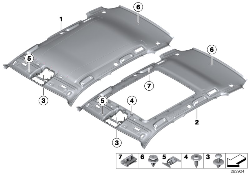 Diagram Headlining for your BMW