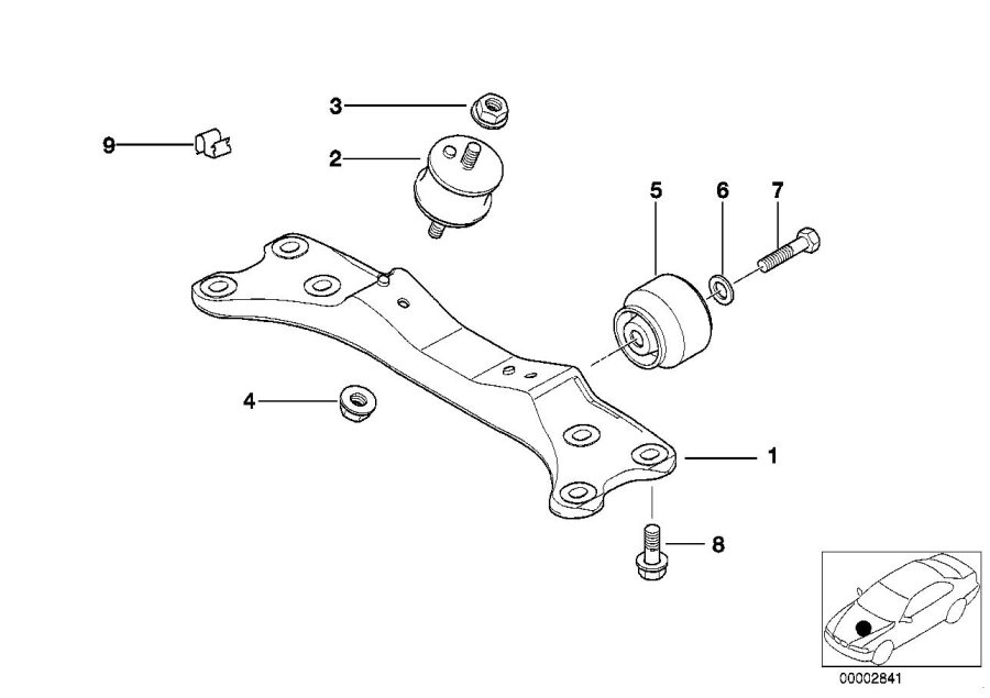 Diagram Suspension automatic transmission for your 2019 BMW 430iX   