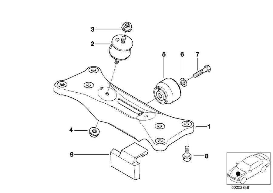 Diagram Suspension automatic transmission for your 2019 BMW 430iX   