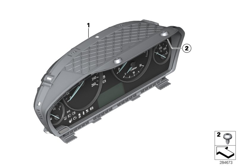 Diagram Instrument cluster - Sport Line for your BMW