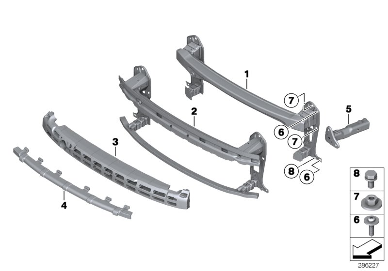 Diagram Carrier, front for your MINI