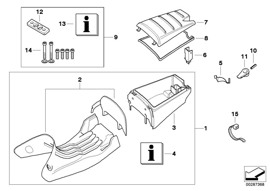 Diagram Single seat with luggage compartment for your 2016 BMW G650GS   