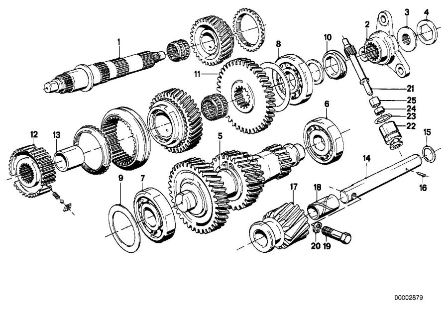 Diagram GETRAG 262 GEAR WHL.SET PARTS/SPEEDOM.DR for your 2008 BMW 323i   