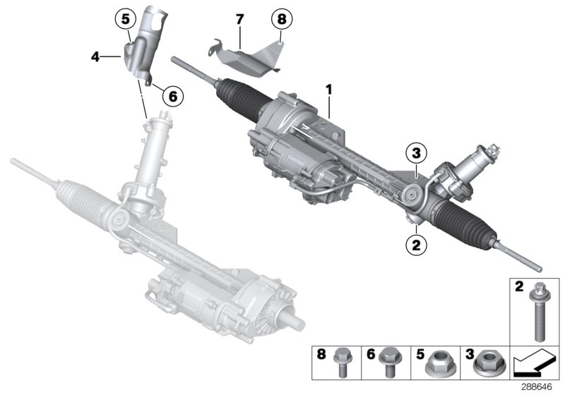 Diagram Electrical steering for your 2016 BMW 650iX   