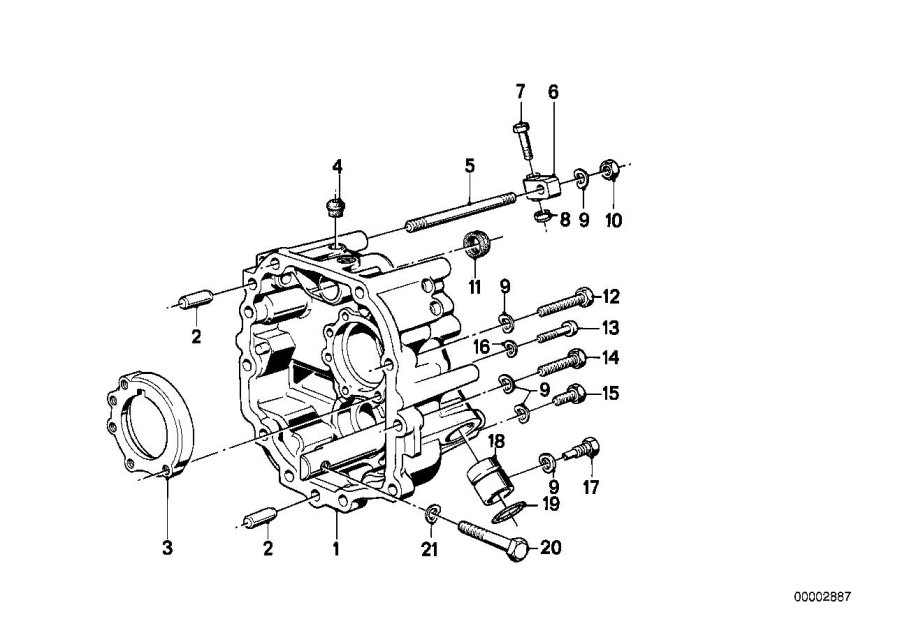 Diagram GETRAG 262 COVER+ATTACH.PARTS for your 2010 BMW 323i   